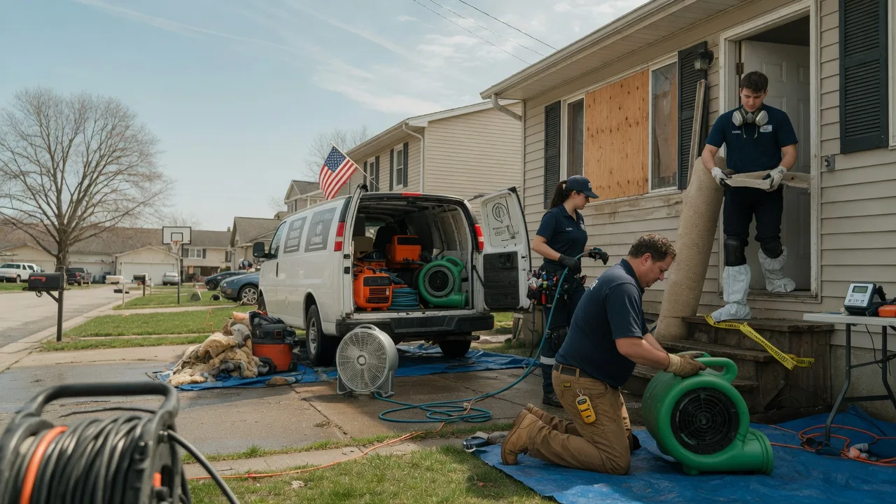 Water Damage Restoration in Floyds Knobs, IN near me